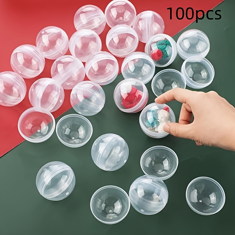 100pcs Clear Plastic Round Cap – обзор и цена Prize Capsule Toy Machine